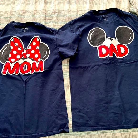 Disney | Tops | Mom Dad Matching Disney Tops | Poshmark